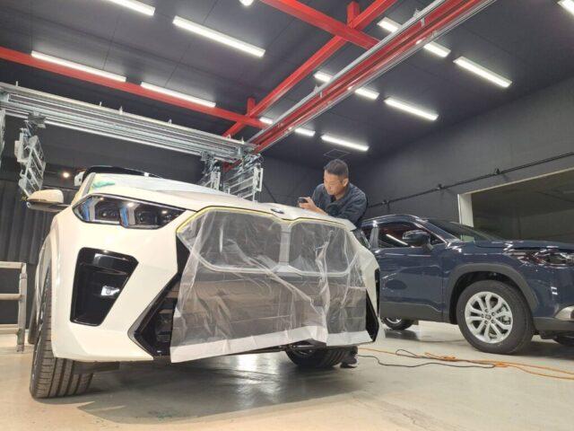 BMWコーティング研磨下地処理