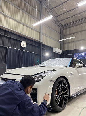 愛媛 香川県 カーコーティング 日産 GTR35　セラミックコーティング