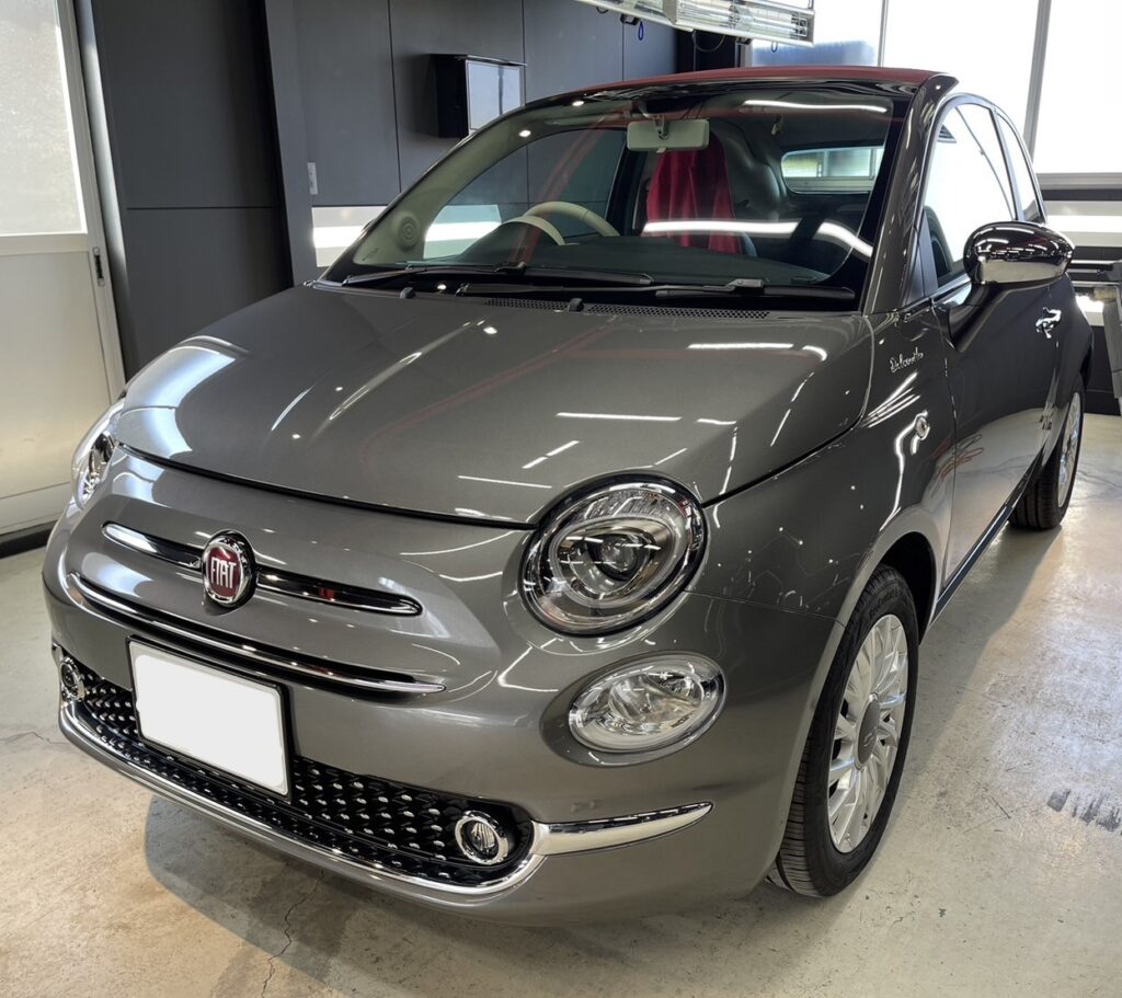 FIAT500ｶｰｺｰﾃｨﾝｸﾞ香川 外車ｺｰﾃｨﾝｸﾞ香川 ｺｰﾃｨﾝｸﾞ専門店香川 ｶｰｹｱｸﾞﾗﾝﾂ香川 FIAT500