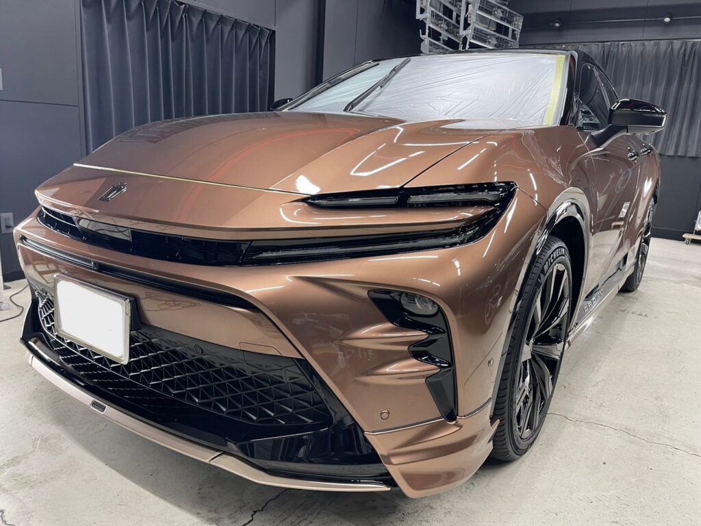 新車コーティングクラウンスポーツ