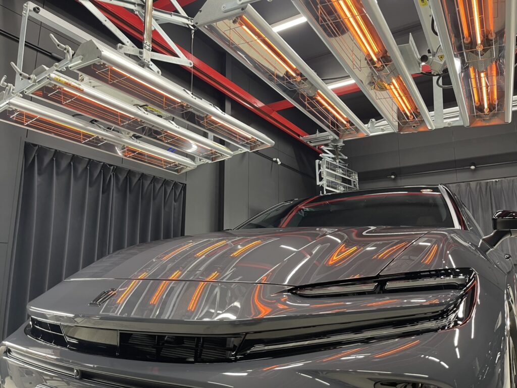 クラウンスポーツコーティング乾燥