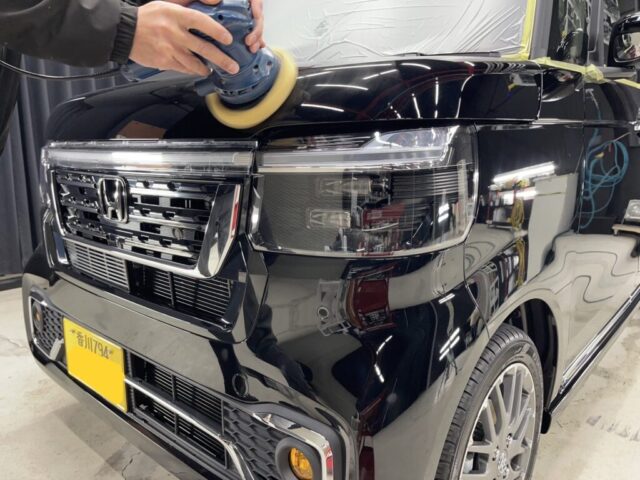 新車研磨磨き