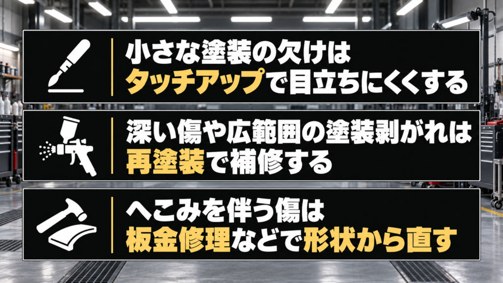 研磨で消せない車の傷への対処法 - 香川でガラスコーティング専門店ならカーケアグランツ|四国の施工実績多数 研磨で消せない車の傷への対処法